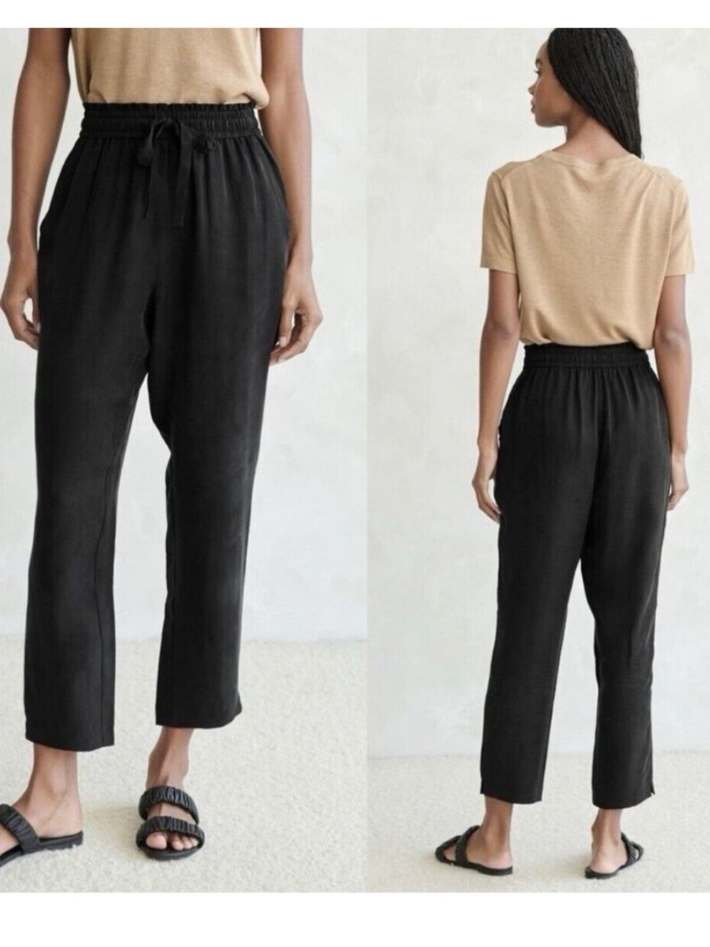 Jenni Kayne Rio Trouser Pants Black Size Small